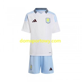 Koszulka Aston Villa Dziecięcy Wyjazdowe Koszulki Piłkarskie 2024-2025 Krótki Rękaw